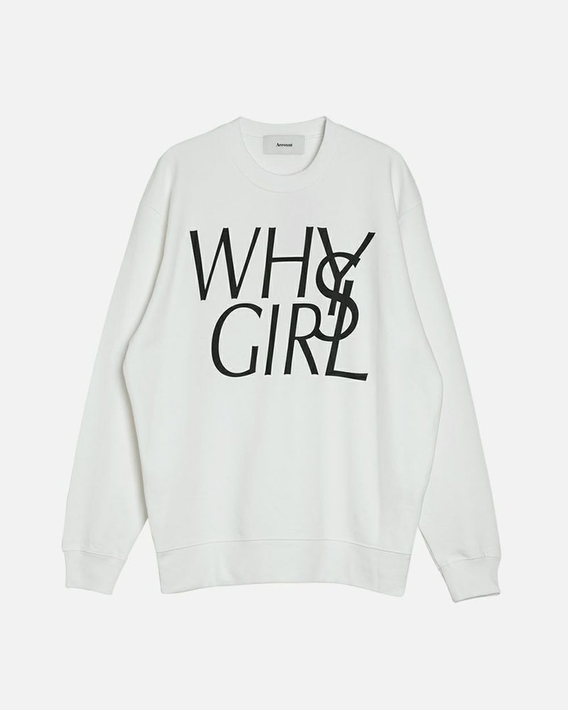 WHY GIRLS スウェット トレーナー
