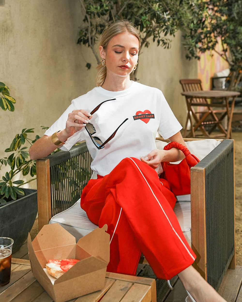 HEART FACE Tシャツ