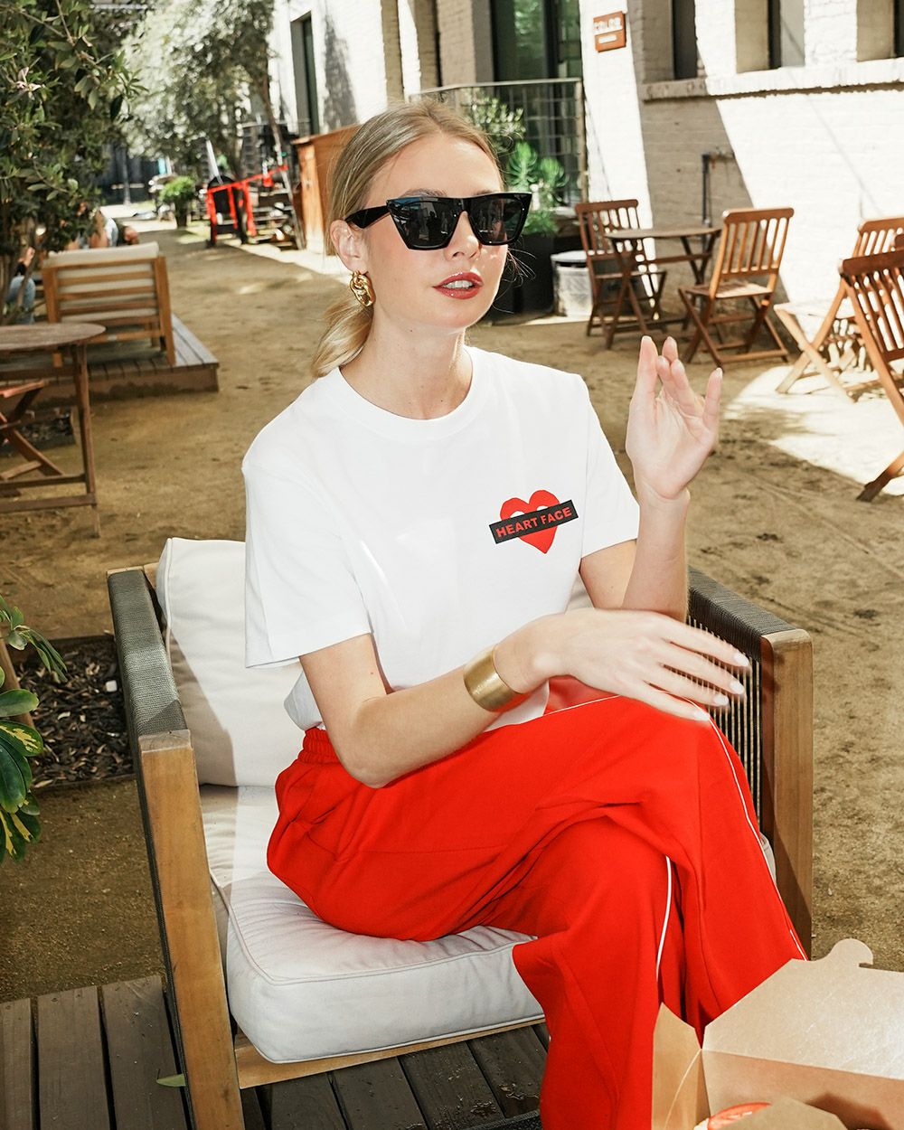 HEART FACE Tシャツ