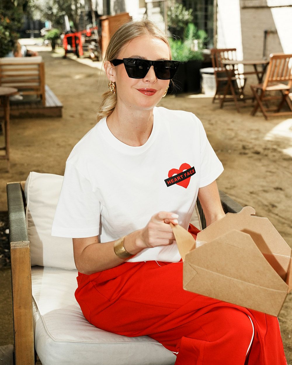 HEART FACE Tシャツ