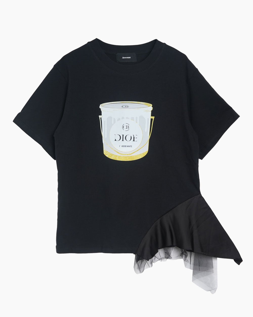 DORO PAINT SCARF-HEM T-SHIRT | Account 公式オンラインショップ