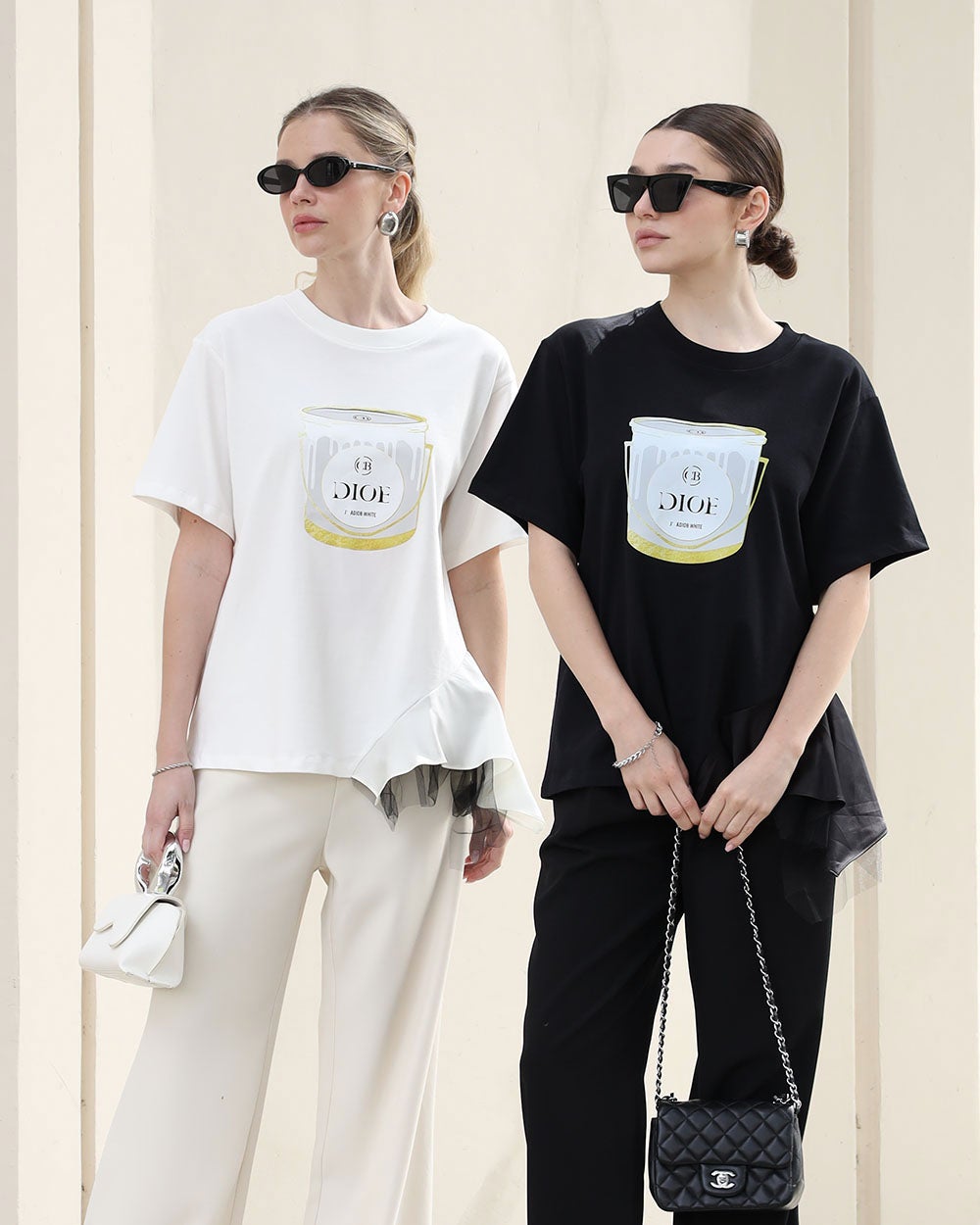 DORO PAINT SCARF-HEM T-SHIRT | Account 公式オンラインショップ